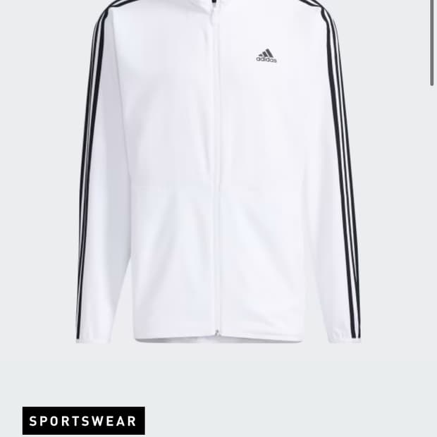 아디다스 3선 바람막이 2XL