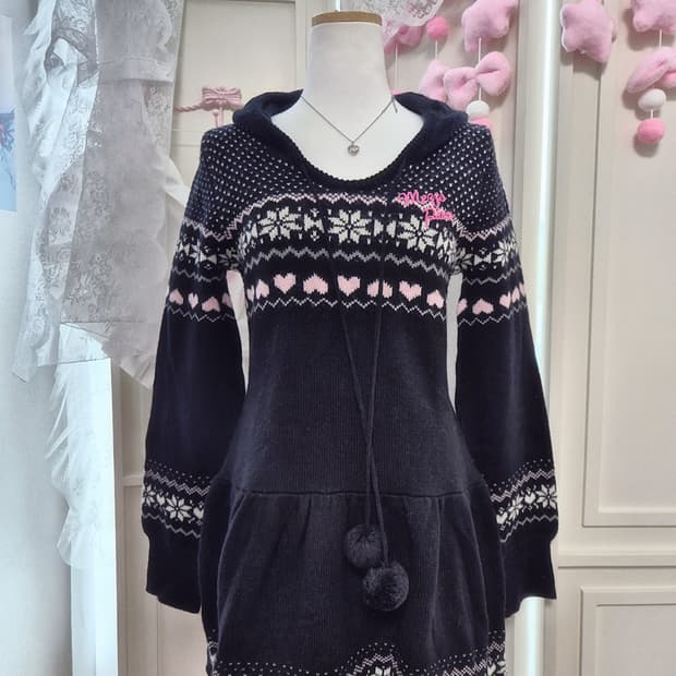 메조피아노 노르딕 폼폼 블핑 원피스 리즈리사깔 히메갸루 히메카지