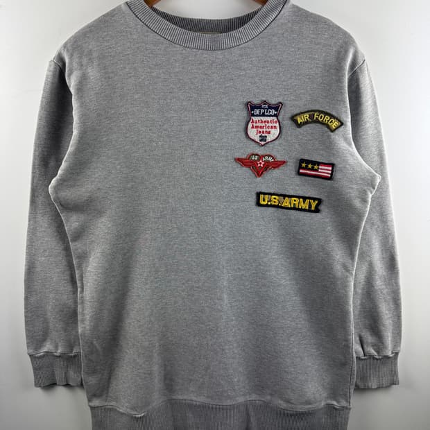 JPN 아메리칸 밀리터리 패치 스웻셔츠2869