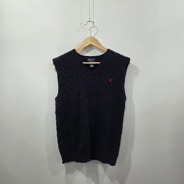 폴로랄프로렌 보이즈 케이블 니트 베스트 XL/18/20
