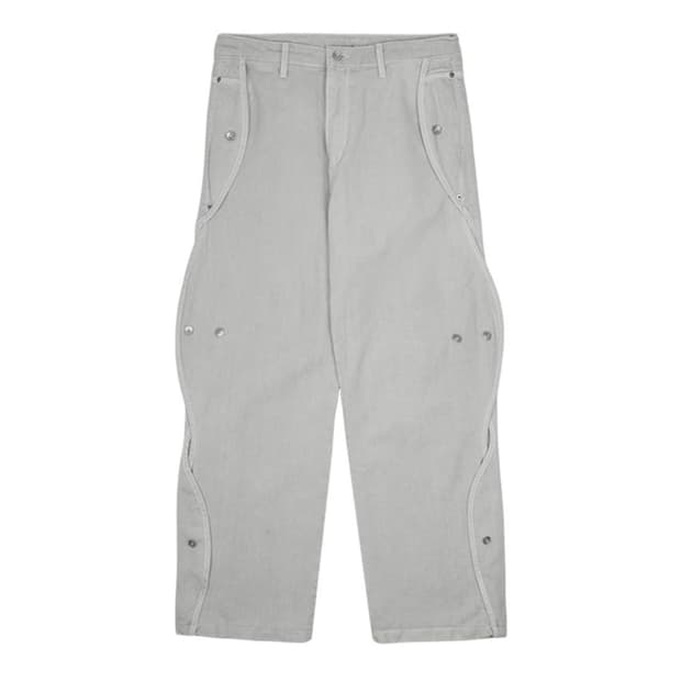 (1 2 3 4) 산산기어 코튼 웨이브 팬츠 그레이 미개봉 새상품