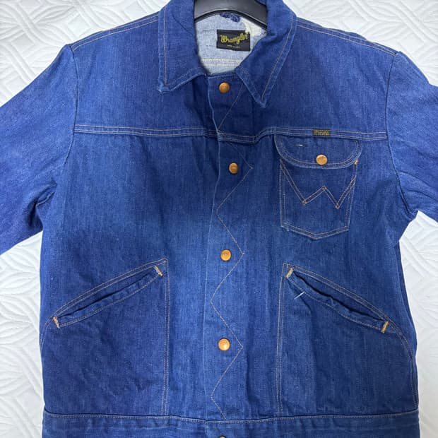 랭글러 80s 데님 자켓 데드스탁