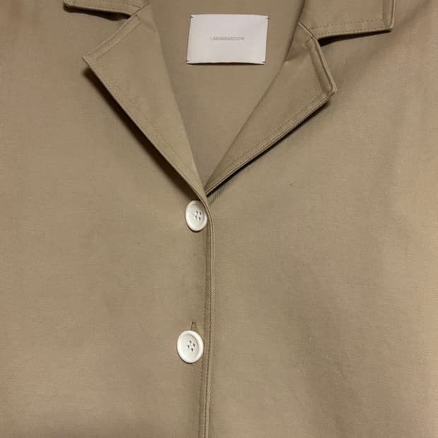 라밤바룸 트렌치 코트 드레스 베이지