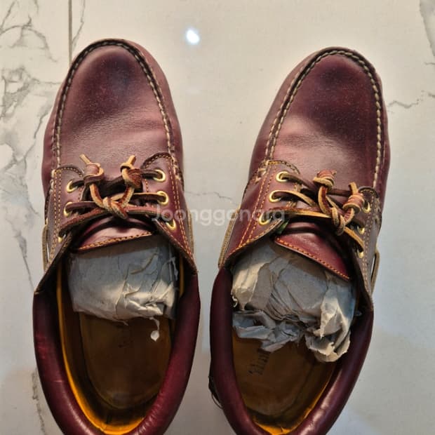 팀버랜드 3아이 보트슈즈 팝니다