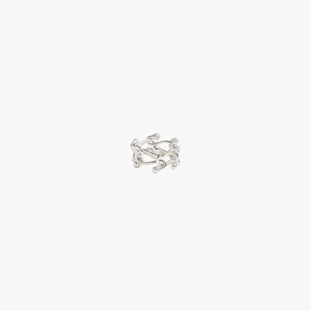 샵아모멘토 반야순다리 Link Ring / Skinny, Silver 7