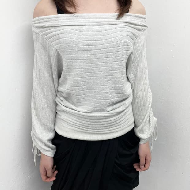 페어리 셔링 글리터 오프숄더 탑 *레어