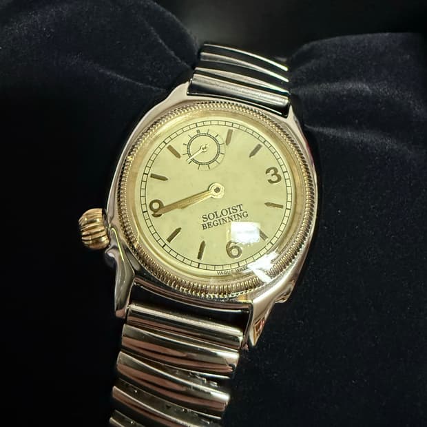 바그워치 솔로이스트 베이지 32mm