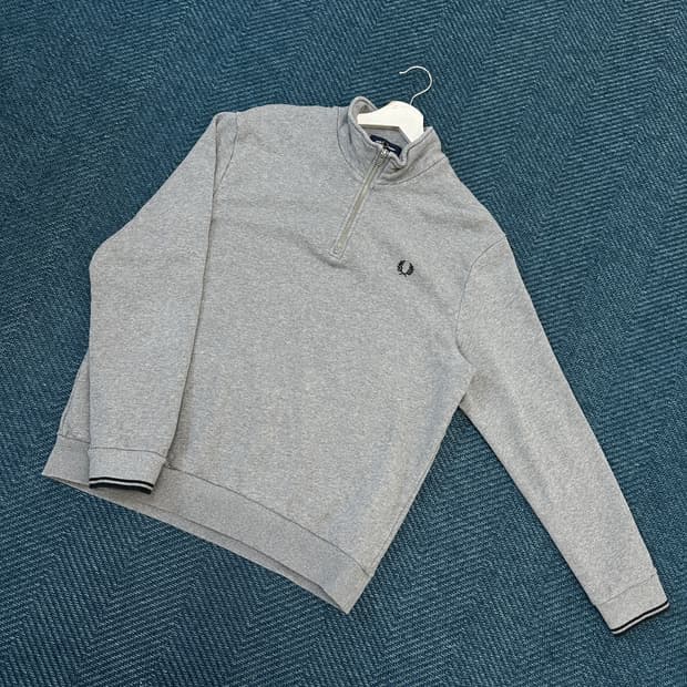 [XL] 프레드페리 반집업 맨투맨