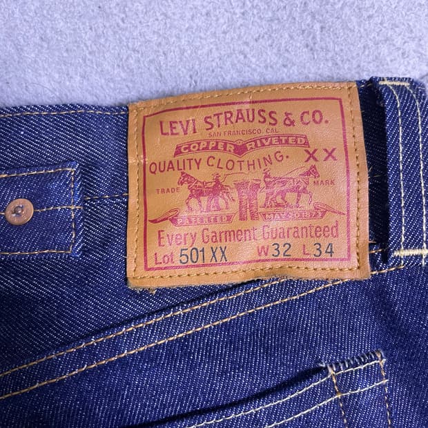 리바이스 lvc 37501 32x34 (생지)