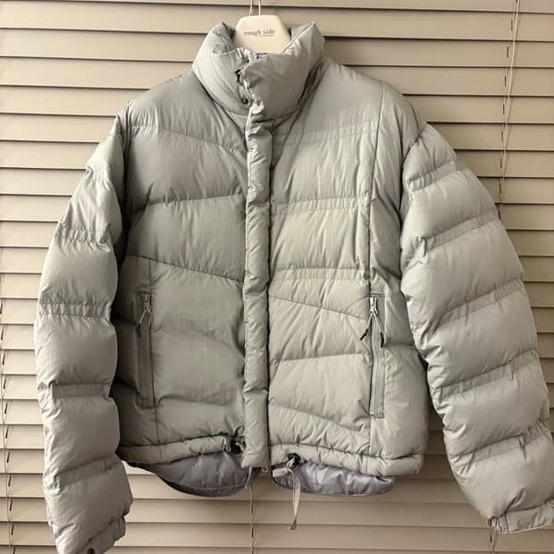 언어펙티드 레이어드 패딩 M 세이지그린