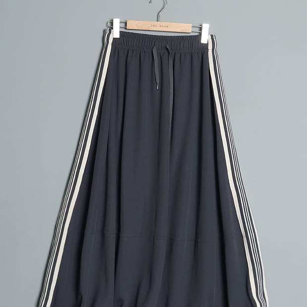 NAVY SideLine Jersey Skirt (27~29)