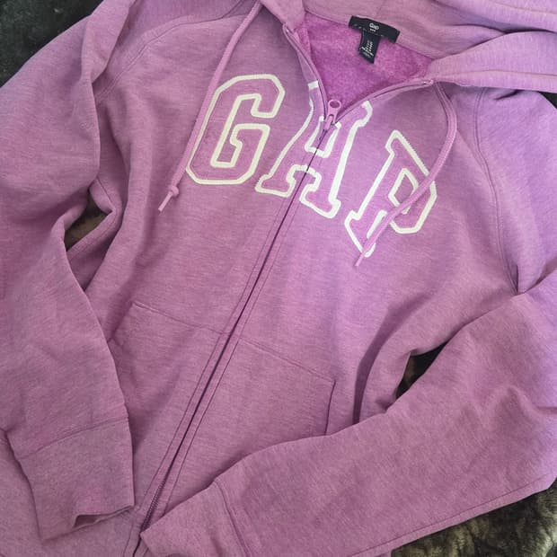 🪻라벤더색 갭 후드집업 S