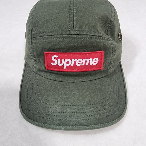 Supreme olive camp cap