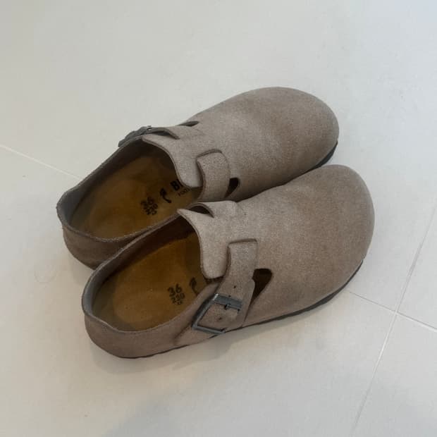 버켄스탁 런던 스웨이드 토프 타우페 36 230