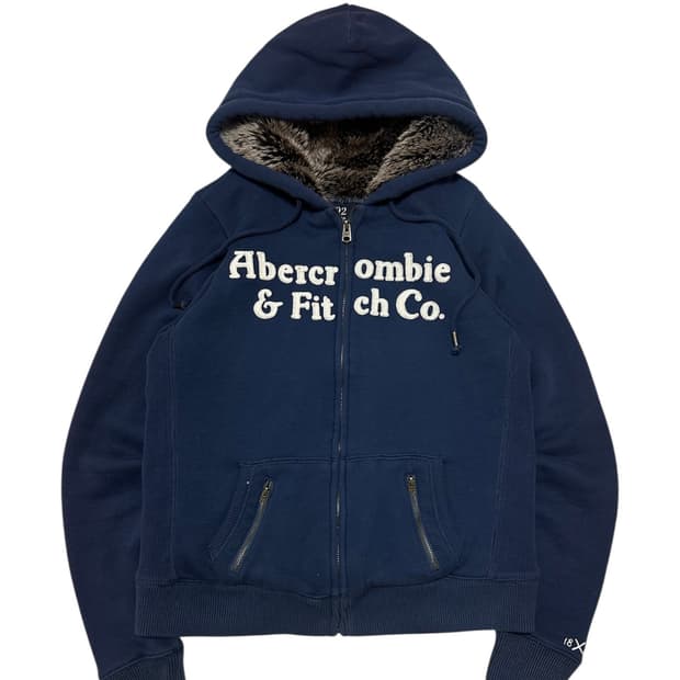 아베크롬비 울프죠 네이비 후드집업