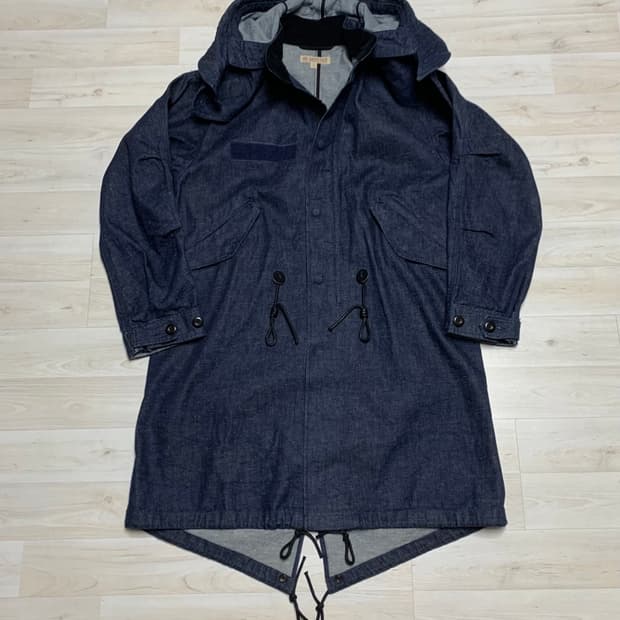 비 헤비어 Be heavyer 데님 m65 피쉬테일 개파카 