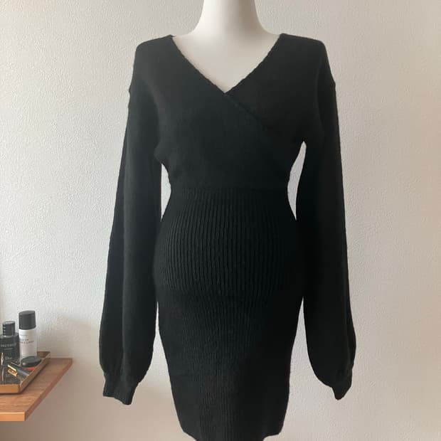 지그재그 에이블리 히니크 딱붙 니트원피스