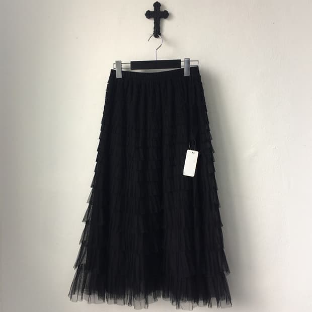 Sha layer long skirt