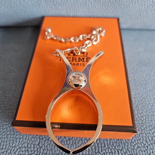 에르메스 글로브 홀더 로즈골드