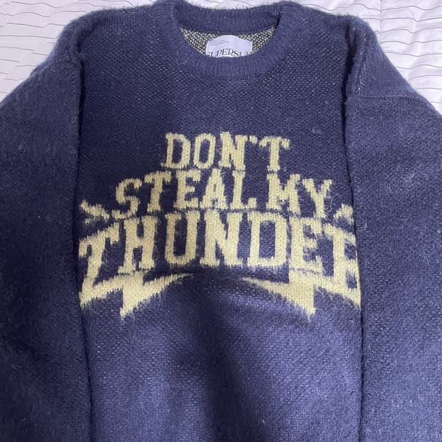 슈퍼서브 니트 네이비 m