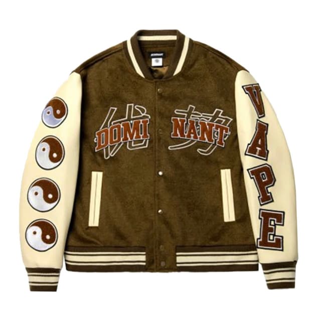 도미넌트 바시티 용 자수 자켓