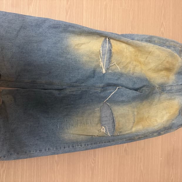 선데이오프클럽 배기 데님