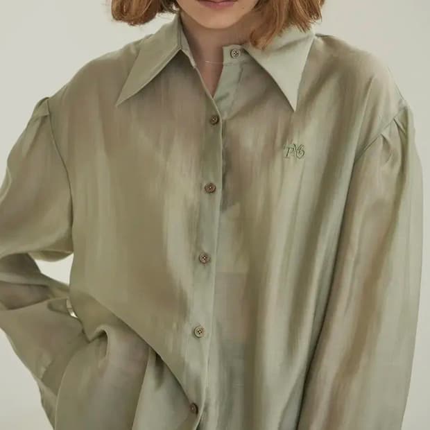 TMO BY 13MONTH SHIRRING SHIRT (KHAKI)