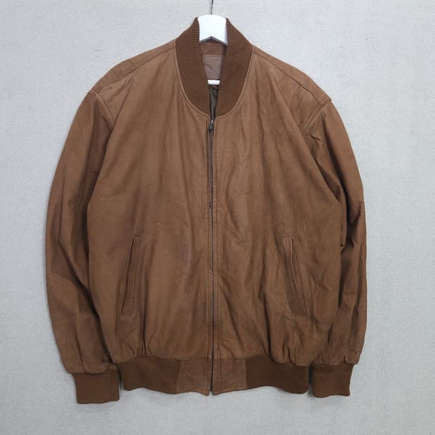 빈티지 양가죽 봄버 자켓