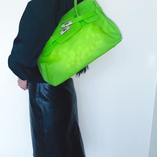 키키 pvc 버킨 젤리백