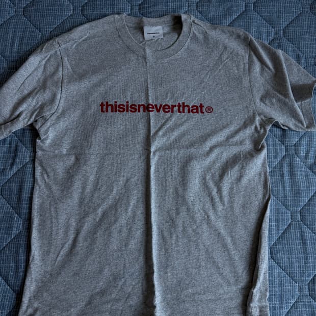 디스이즈네버댓 반팔 M 그레이 회빨