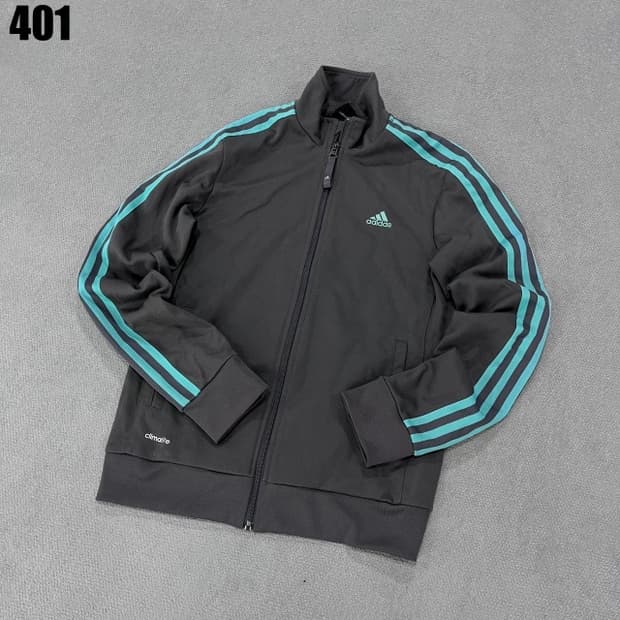 아디다스 삼선 트랙 차콜민트