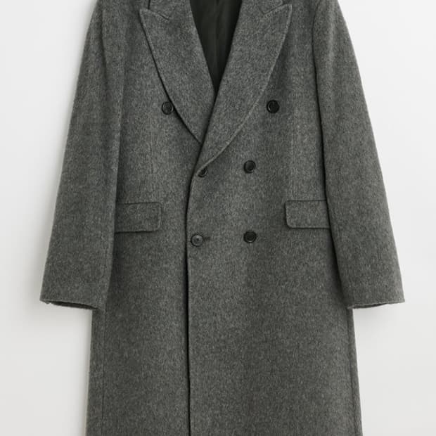 [52] 아워레가시 24fw 웨일 코트 모헤어 그레이