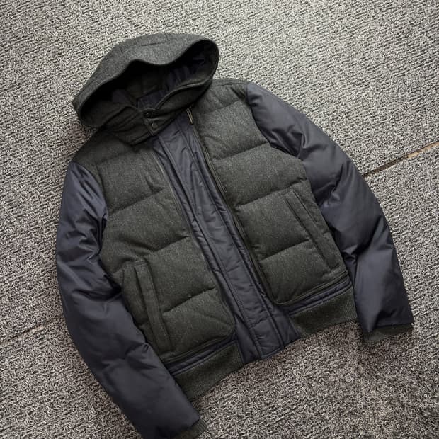 솔리드 옴므 우영미 덕다운 디테일 점퍼 2656