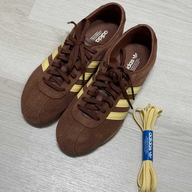 아디다스 도쿄 - 브라운:옐로우 230 새제품
