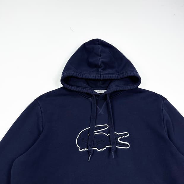 라코스테 빅 크록 네이비 후드티 (L)