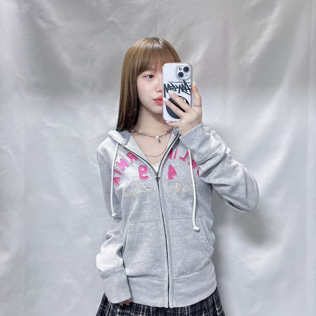 후아유 켈리포니아 후드집업 