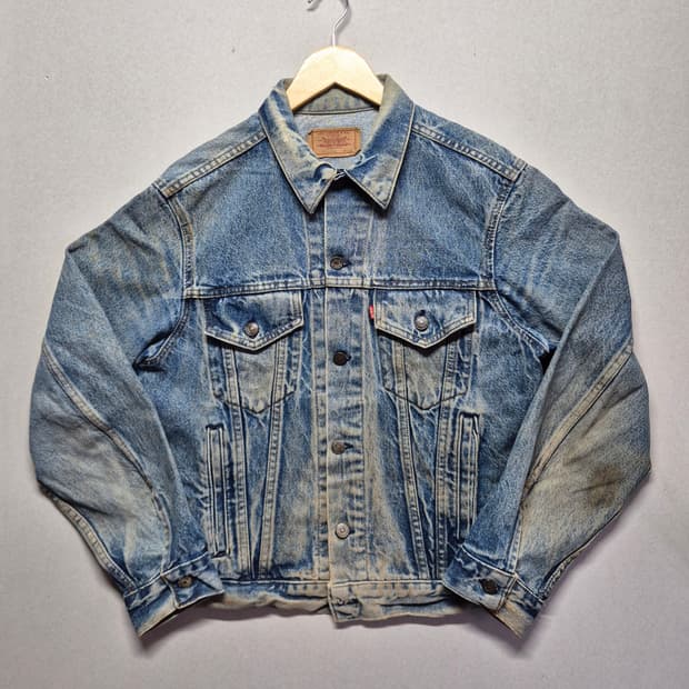 [실측 M] 80s US Made 리바이스 트러커 -112