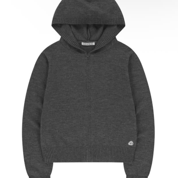coyseio soft knit zip up 소프트니트집업