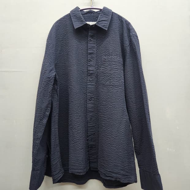 자라 ZARA 원포켓 시어서커 셔츠 L(XL)