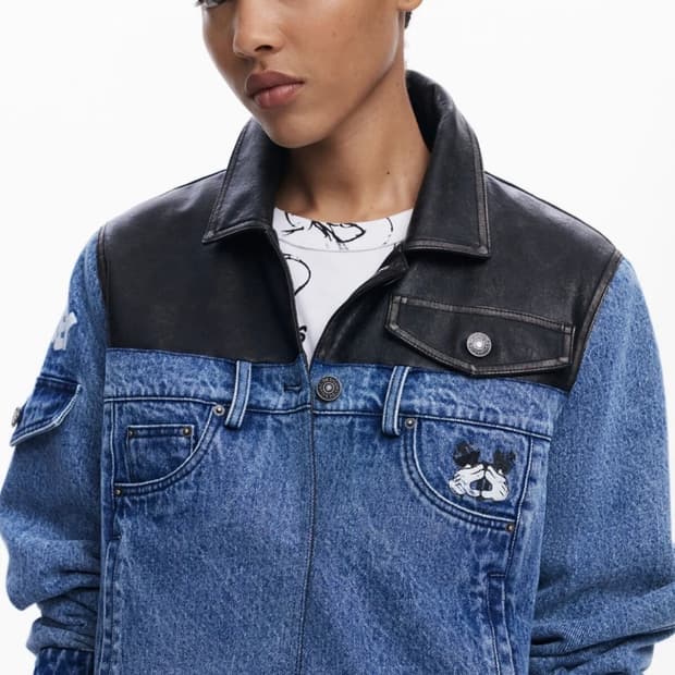 Desigual 미키마우스 데님 자켓 M