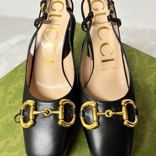 구찌 홀스빗 플랫폼 펌프스 블랙 37반 새상품