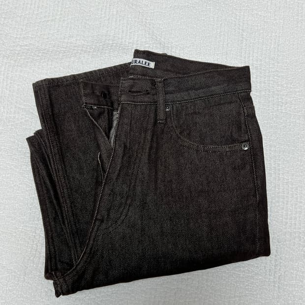 AURALEE Hard twist denim 5p 여성 25사이즈
