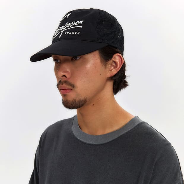 (새상품)YESEYESEE 예스아이씨 비치 보이 캡 블랙