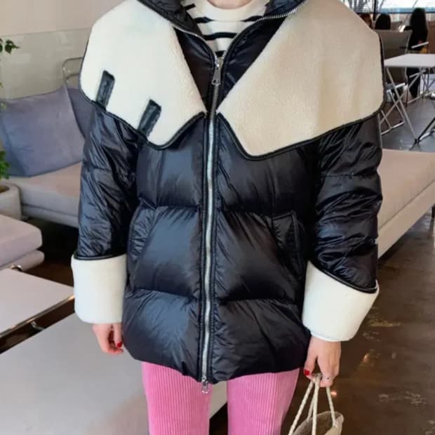 듀마르셀 양털덕다운 무스탕66. 77