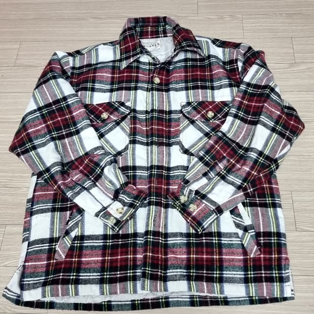 미제 헌터 체크 남방 셔츠(105)