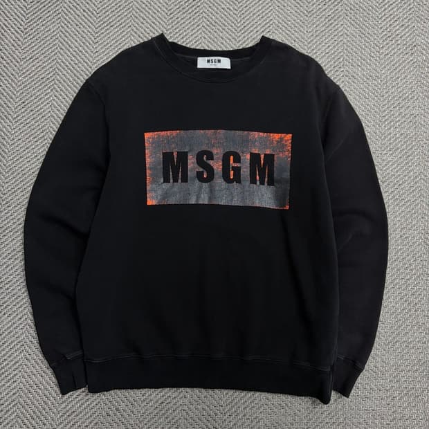 msgm 프린팅 맨투맨 v4840