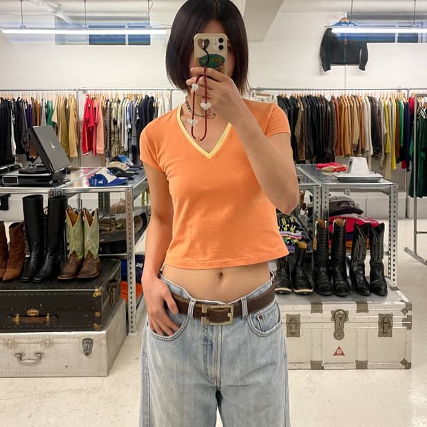 MAX&CO crop t-shirt 막스마라 막스앤코 크롭티셔츠