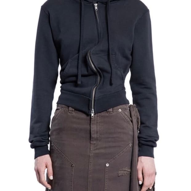 바퀘라 트위스트 후드집업