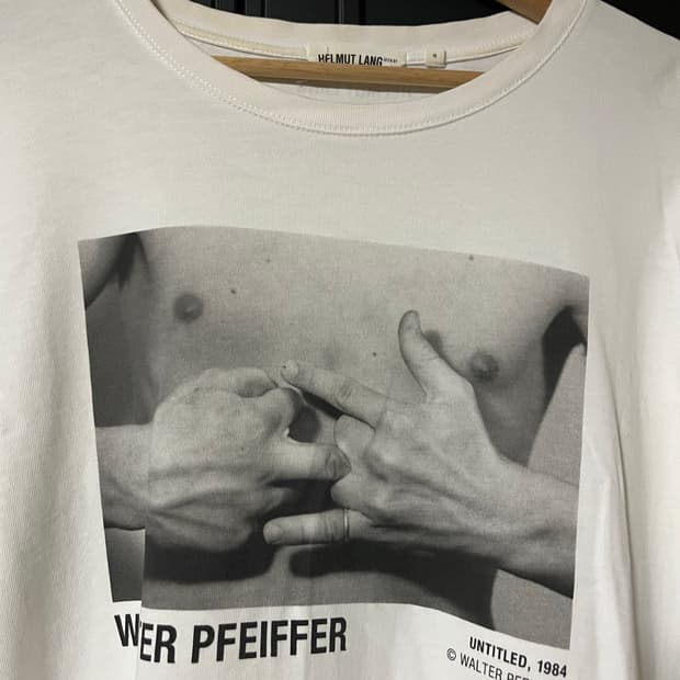 Helmut Lang Walter Pfeiffer long sleeve