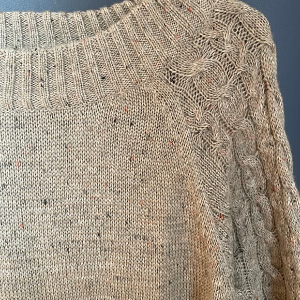 Antiqulothes 오트밀 모리 짜임 니트